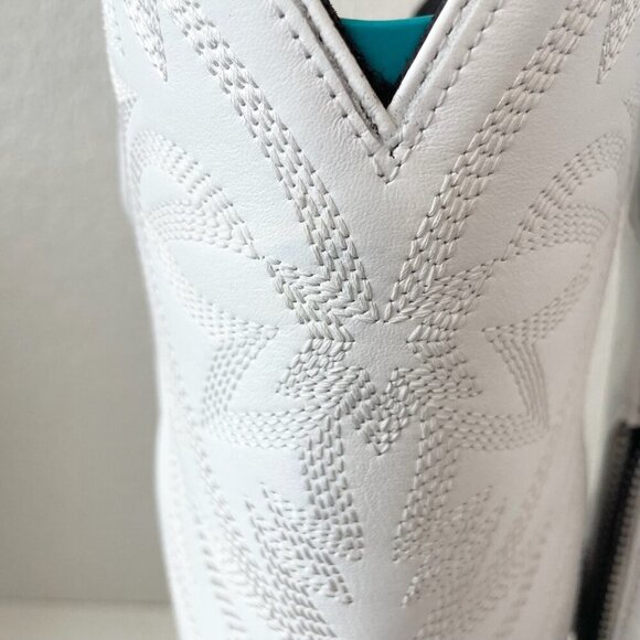 Lane MEGAN MORONEY Cowboy Boots Smokeshow Womens 10 White Western Cowgirl Tall - Picture 4 of 14